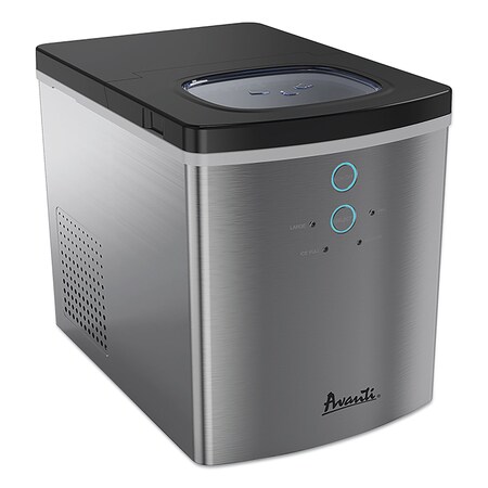 Avanti Portable/Countertop Ice Maker, 25 lb, Stainless Steel IM1213S-IS